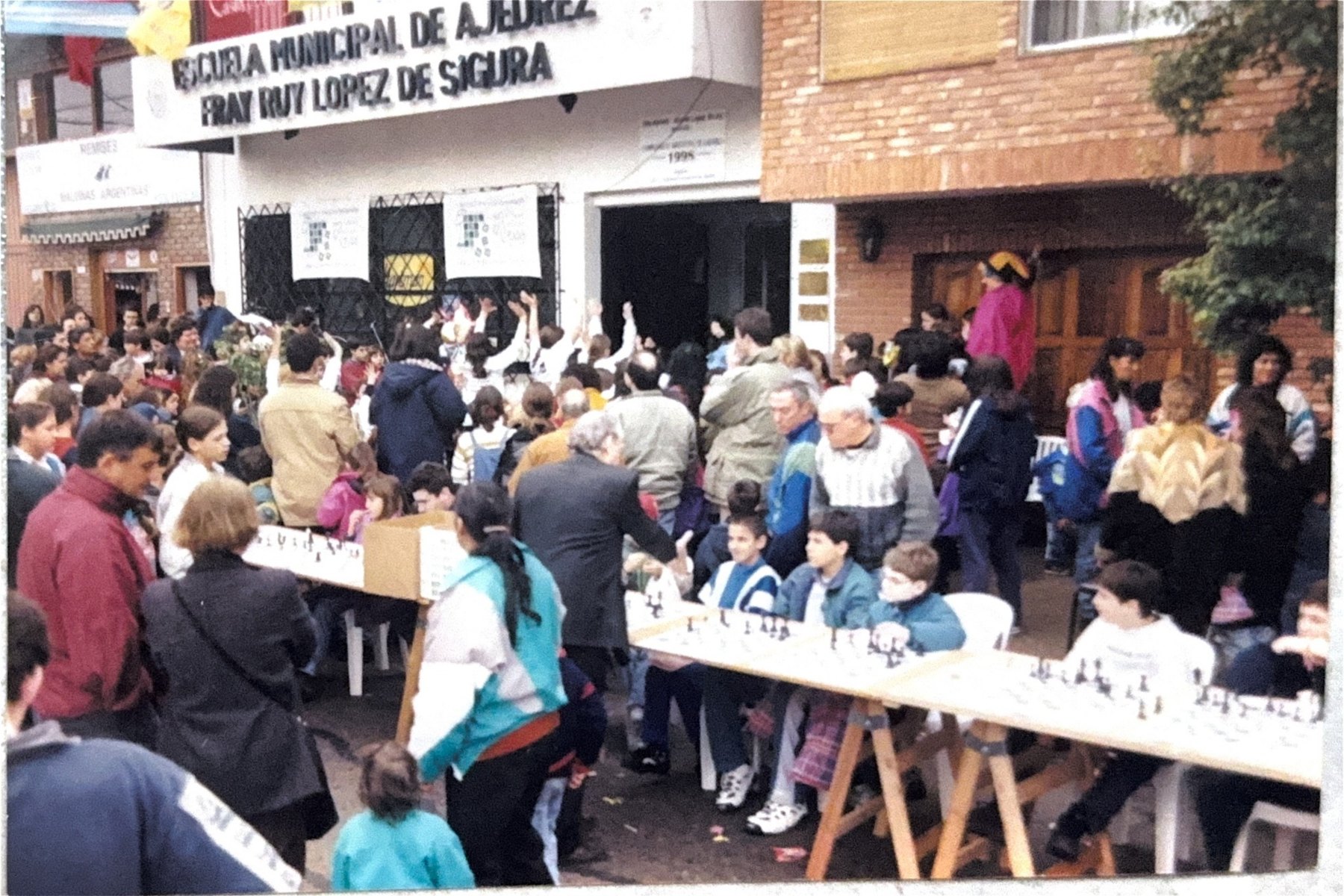 Actividad comunitaria histórica de Ajedrez Martelli