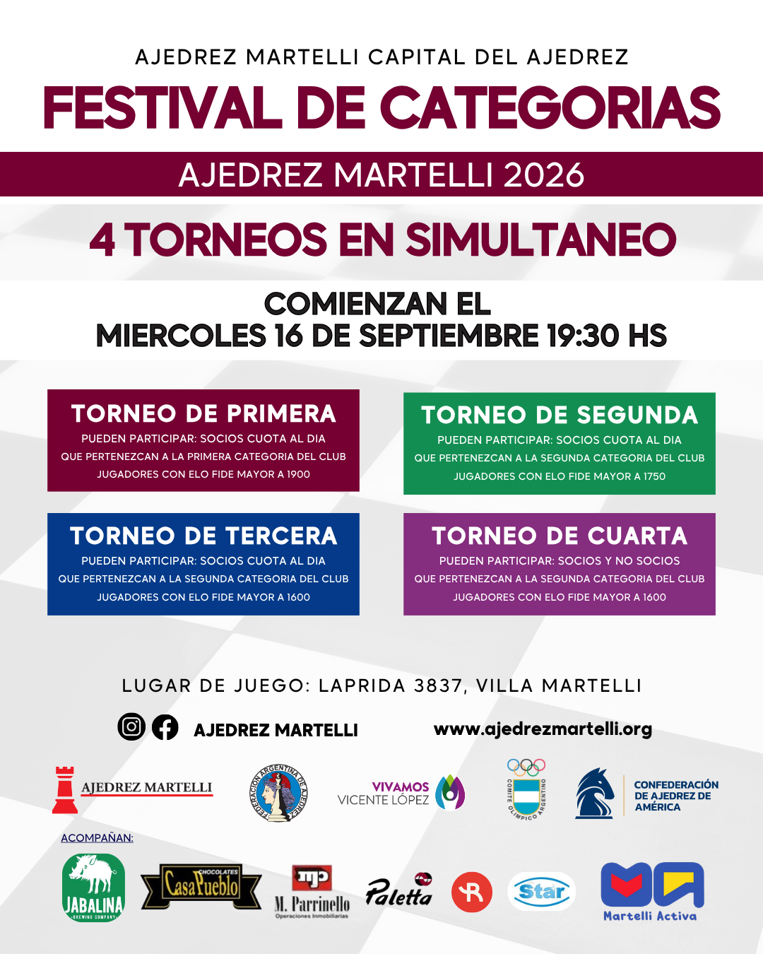 Festival de Categorías 2026